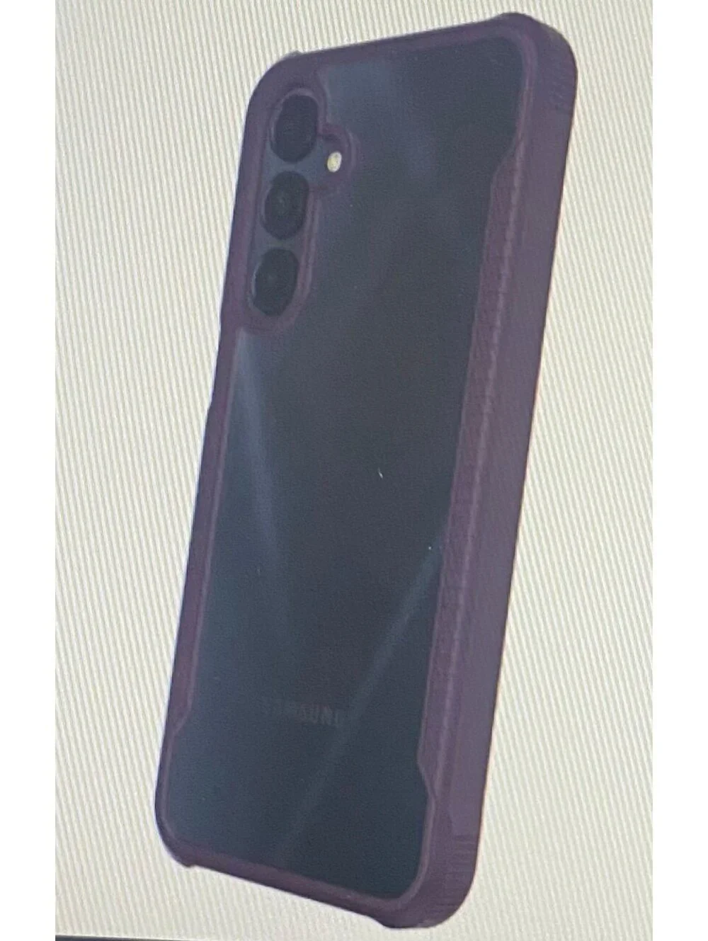 Onn Case for Samsung Galaxy A16 5G Purple/Clear